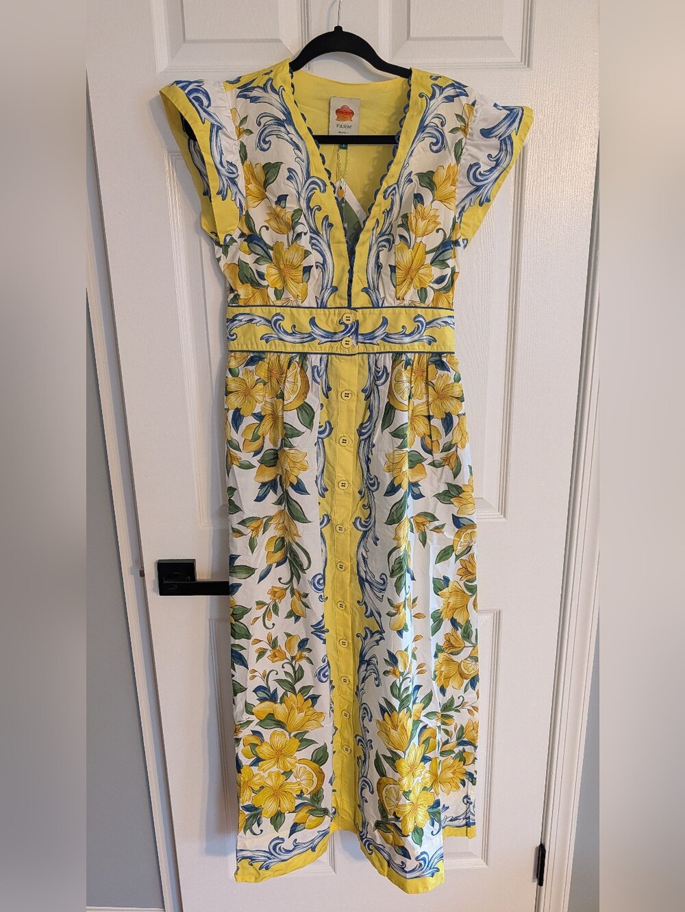 Farm Rio Sicily Scarf Maxi Dress - Picture 10 of 16